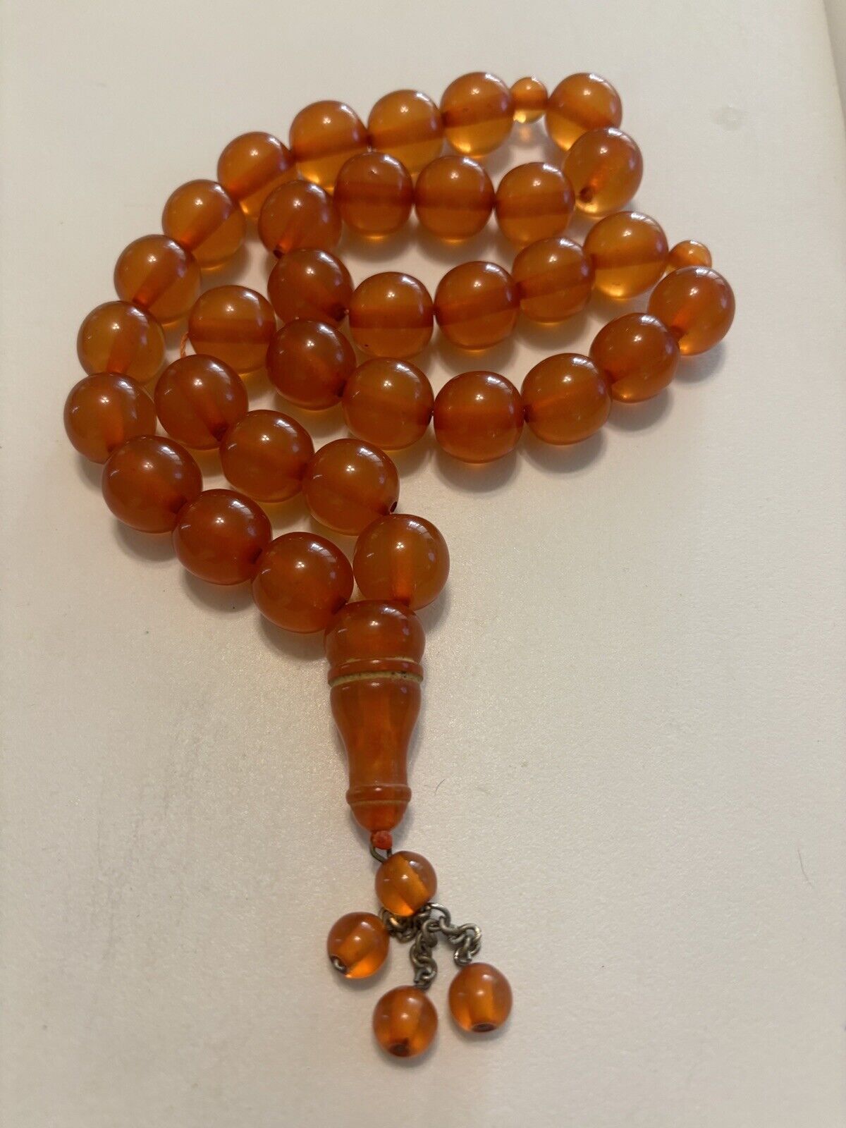 Vintage Baltic Amber Islamic Prayer Beads 33 Beads