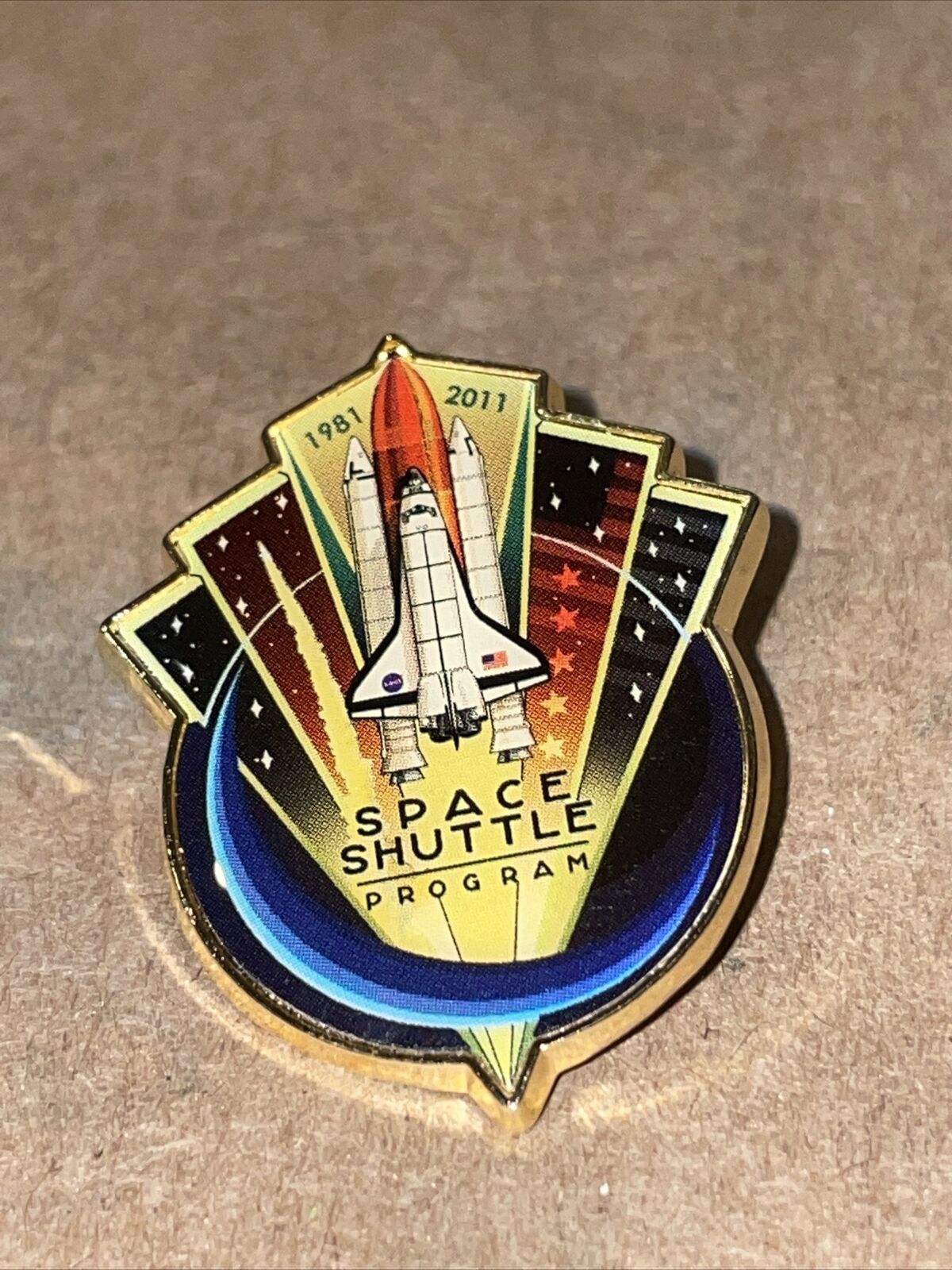 NASA End Of The Space Shuttle Program Pin 1981-2011 Official Edition