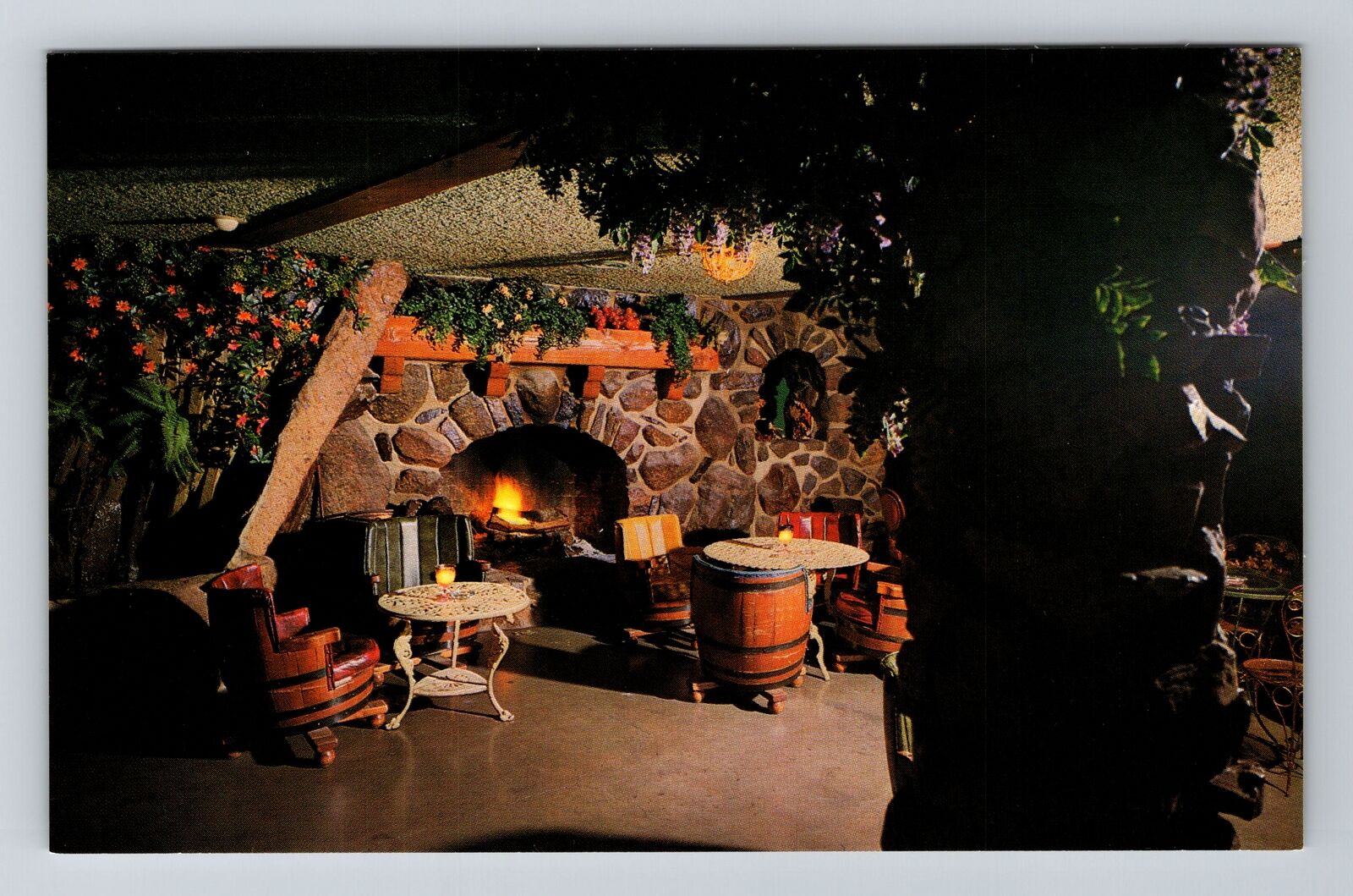 San Luis Obispo CA-California, Wine Cellar Lounge, Antique Vintage Postcard