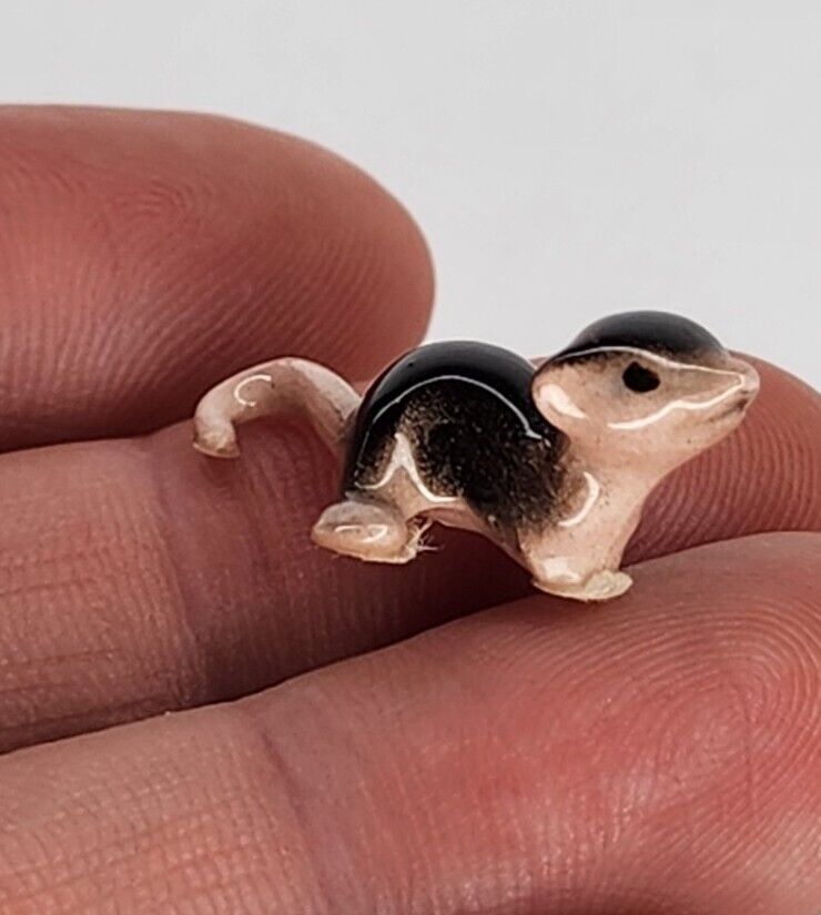Retired Hagen Renaker Miniature Mini Baby Opossum Figurine
