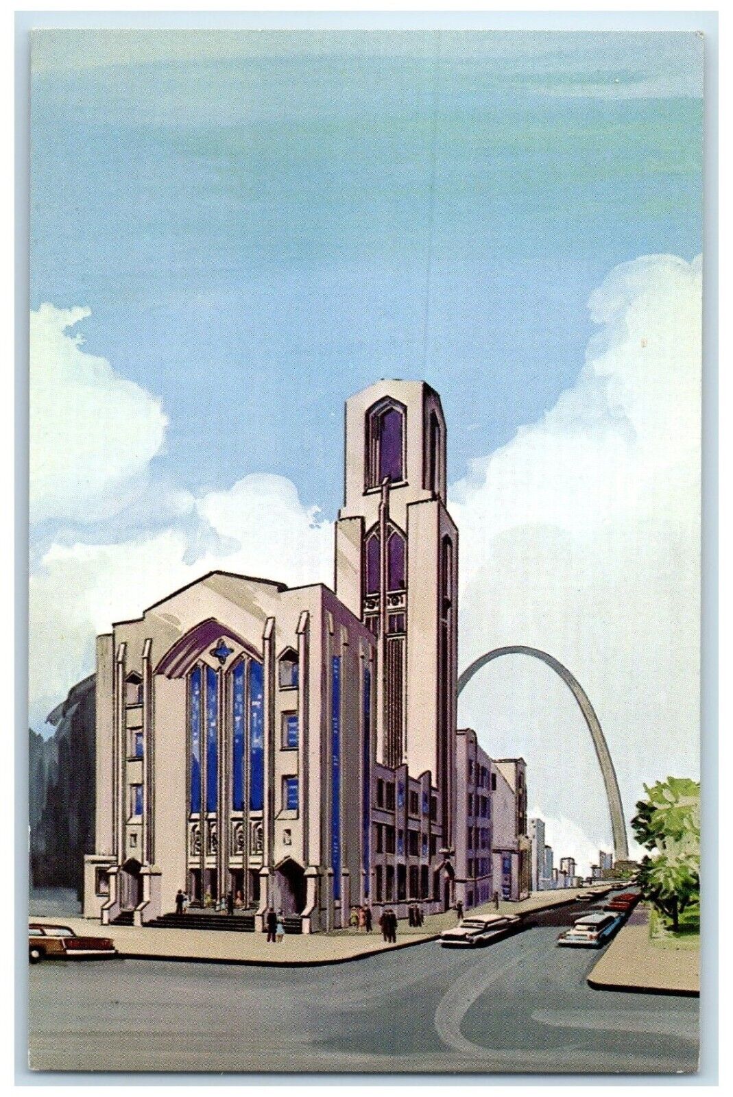 1972 View Of Third Baptist Church St. Louis Missouri MO Posted Vintage Postcard