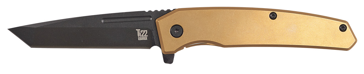 Ontario Knives Equinox Frame Lock 9805 S35VN Bronze Titanium