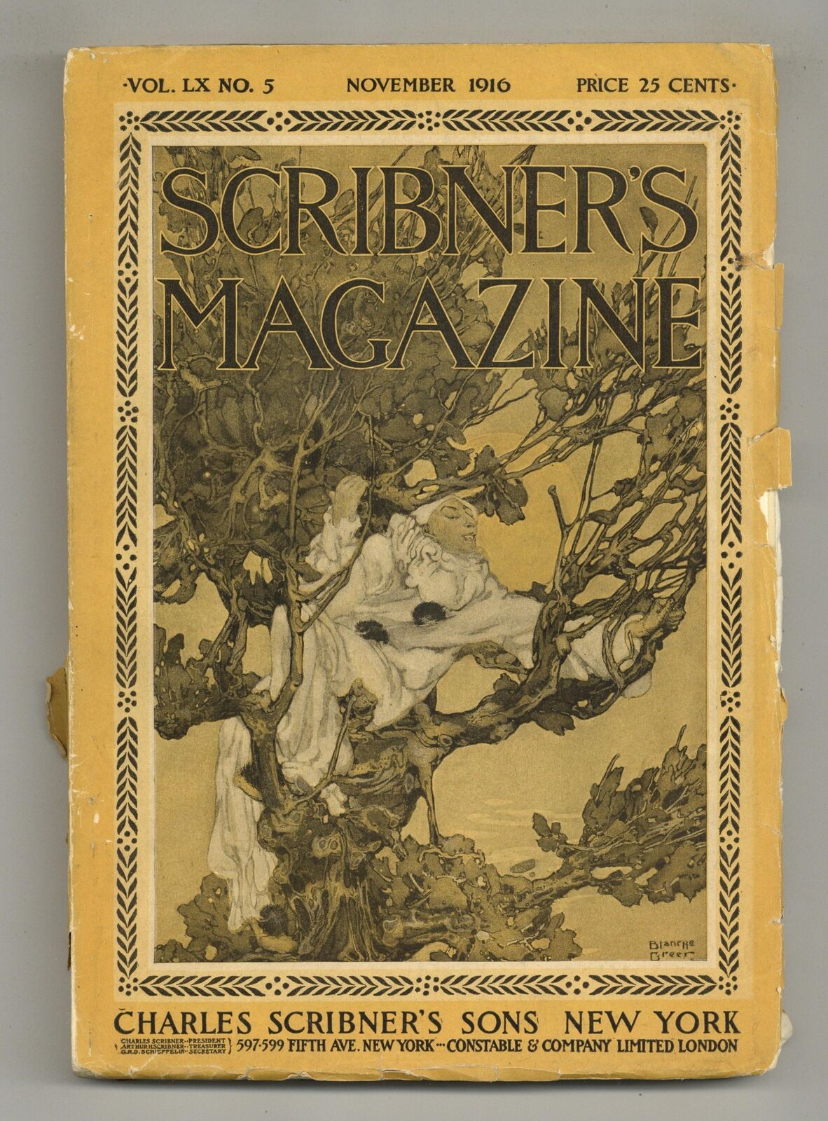 Scribner's Magazine Nov 1916 Vol. 60 #5 GD 2.0