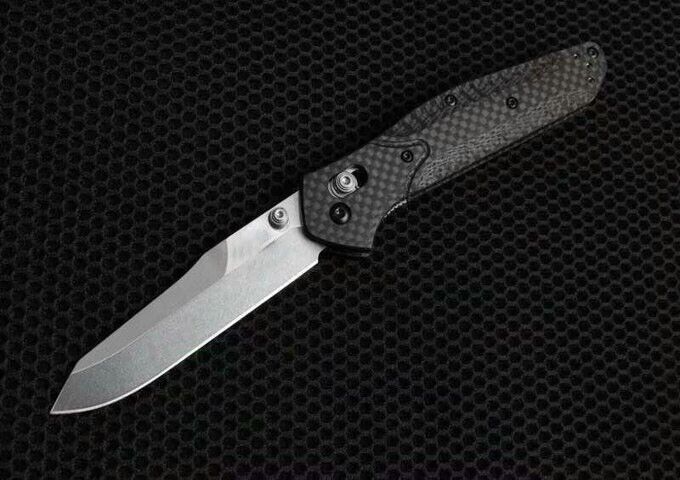 New CNC S90V Steel Blade Carbon Fibre Handle AXIS Lock Folding Knife EDC 940CF