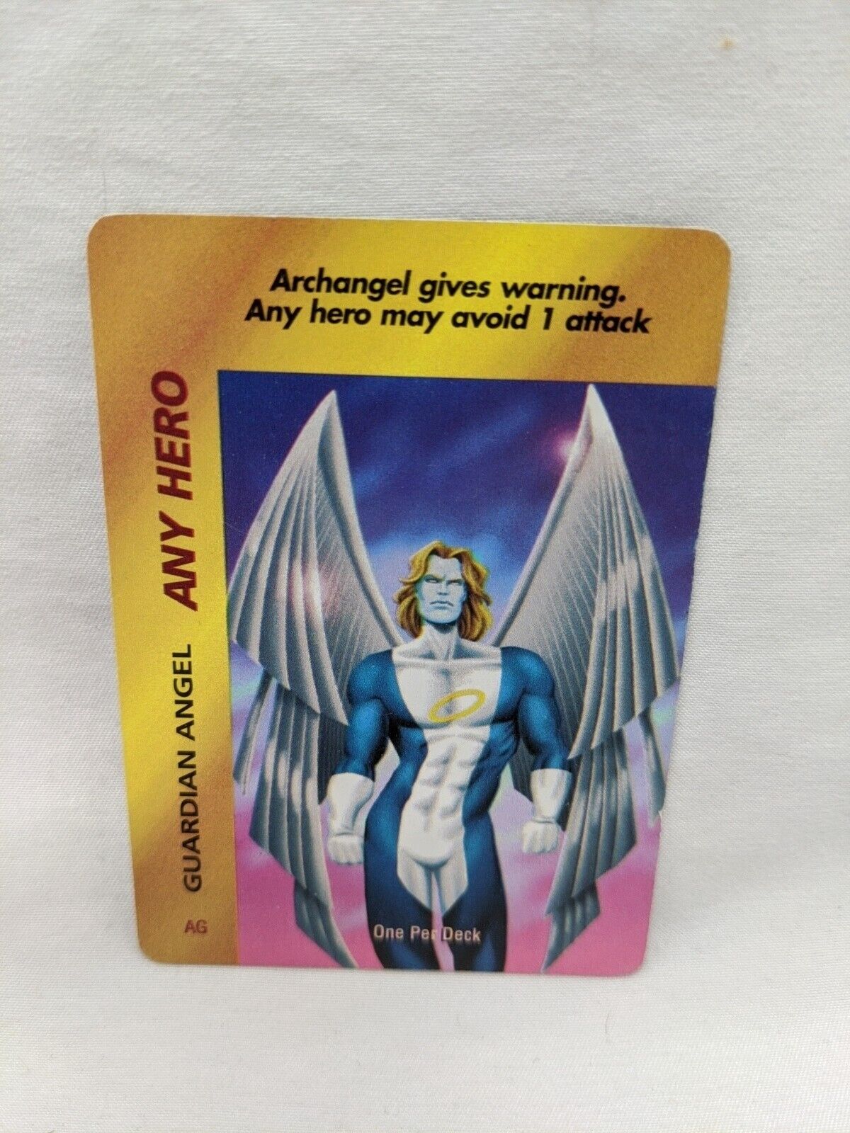 Marvel Overpower Any Hero Guardian Angel Promo Card