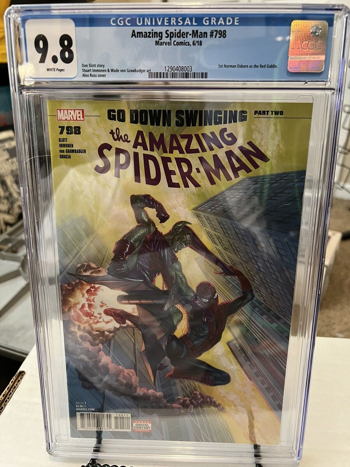 Amazing Spider-Man #798 CGC 9.8 Alex Ross 1st Norman Osborn Red Goblin Marvel