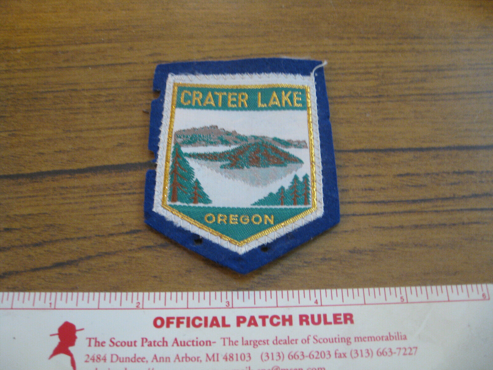 Vintage Crater Lake Oregon patch