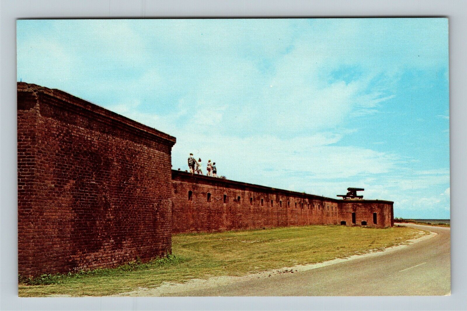 Fort Gaines AL, Dauphin Island, Alabama Vintage Postcard