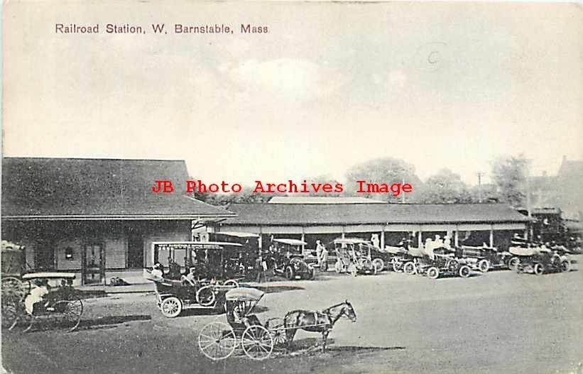 MA, Barnstable, Massachusetts, Railroad Station, W, Exterior View, No 5991