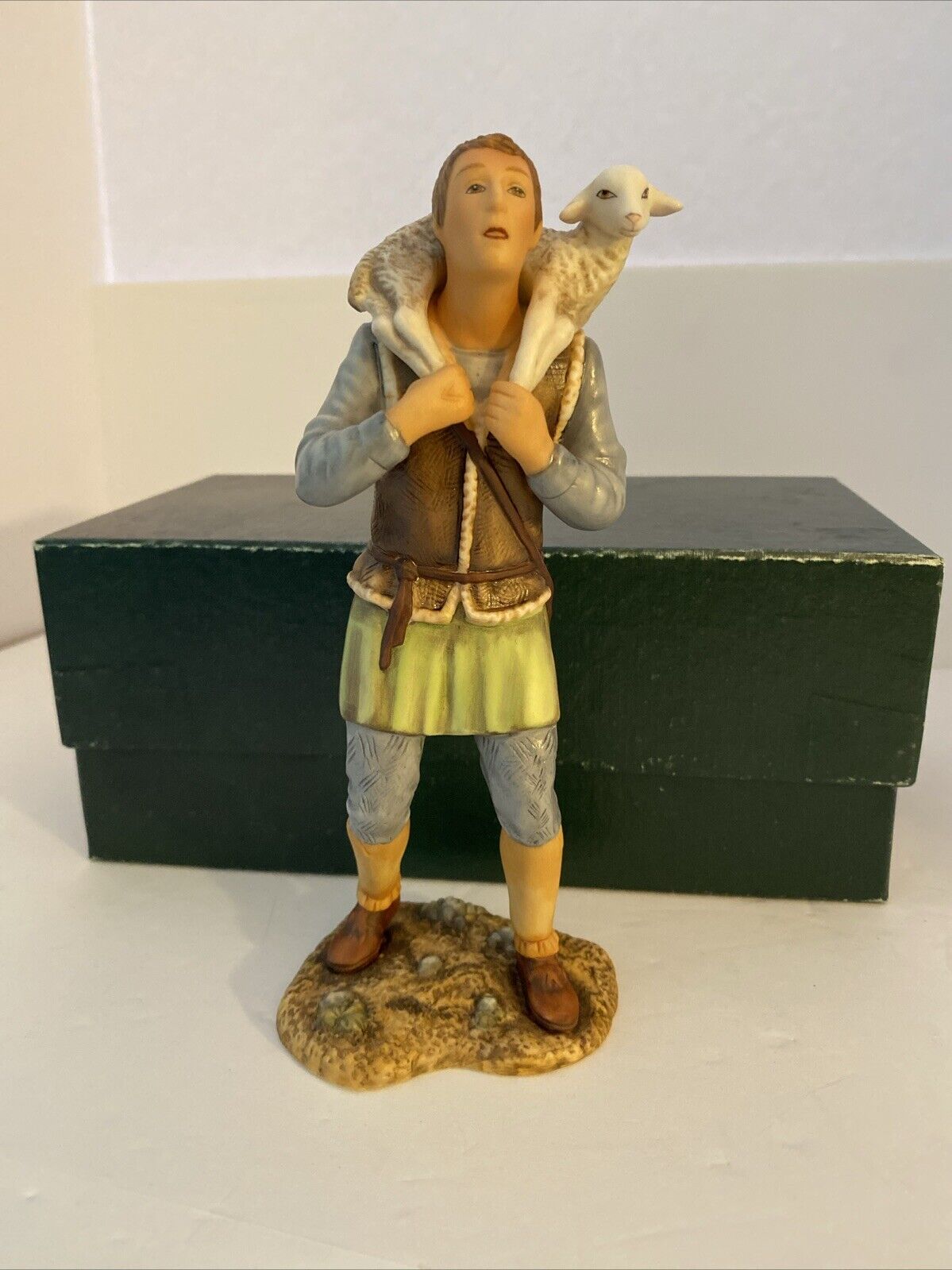 Replacement The Franklin Mint Nativity Shepard Figurine 7” @160
