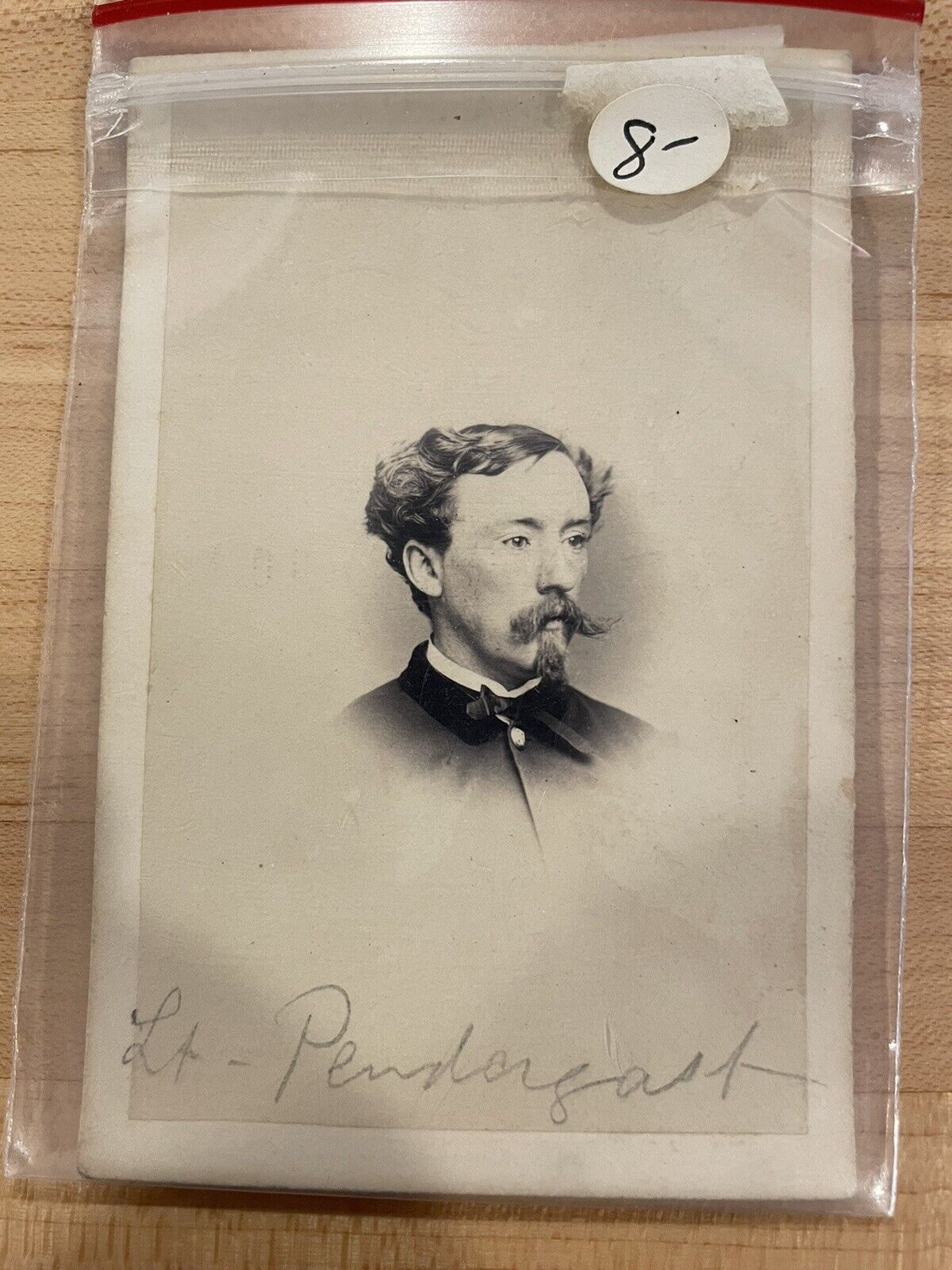 CDV Photograph Lieutenant Henry A Pendergast NY Died March 1863