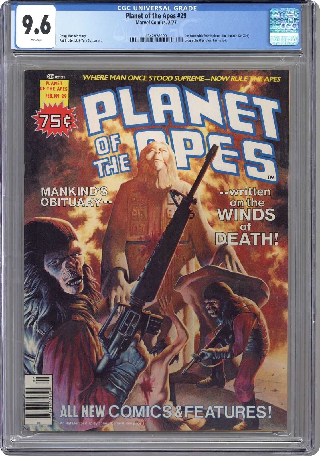 Planet of the Apes Magazine #29 CGC 9.6 1977 4342978009