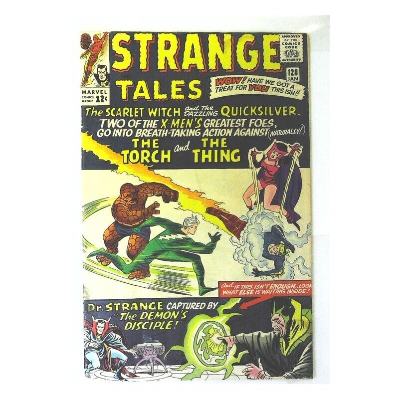 Strange Tales (1951 series) #128 in Very Good + condition. Marvel comics [y]