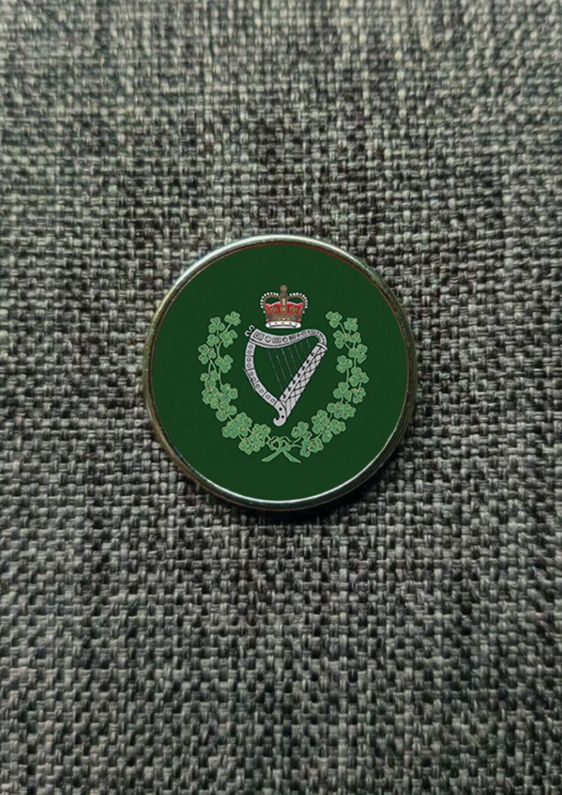 London Irish Regiment Lapel Pin Badge 25mm