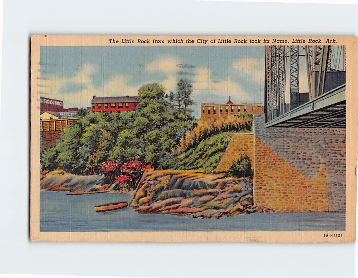 Postcard Little Rock from Where the City Took its Name Little Rock Arkansas USA