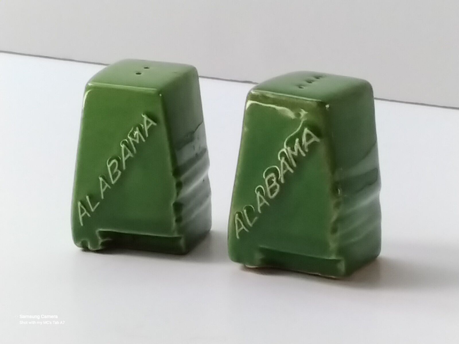 Milford Pottery Alabama Salt And Pepper Shakers