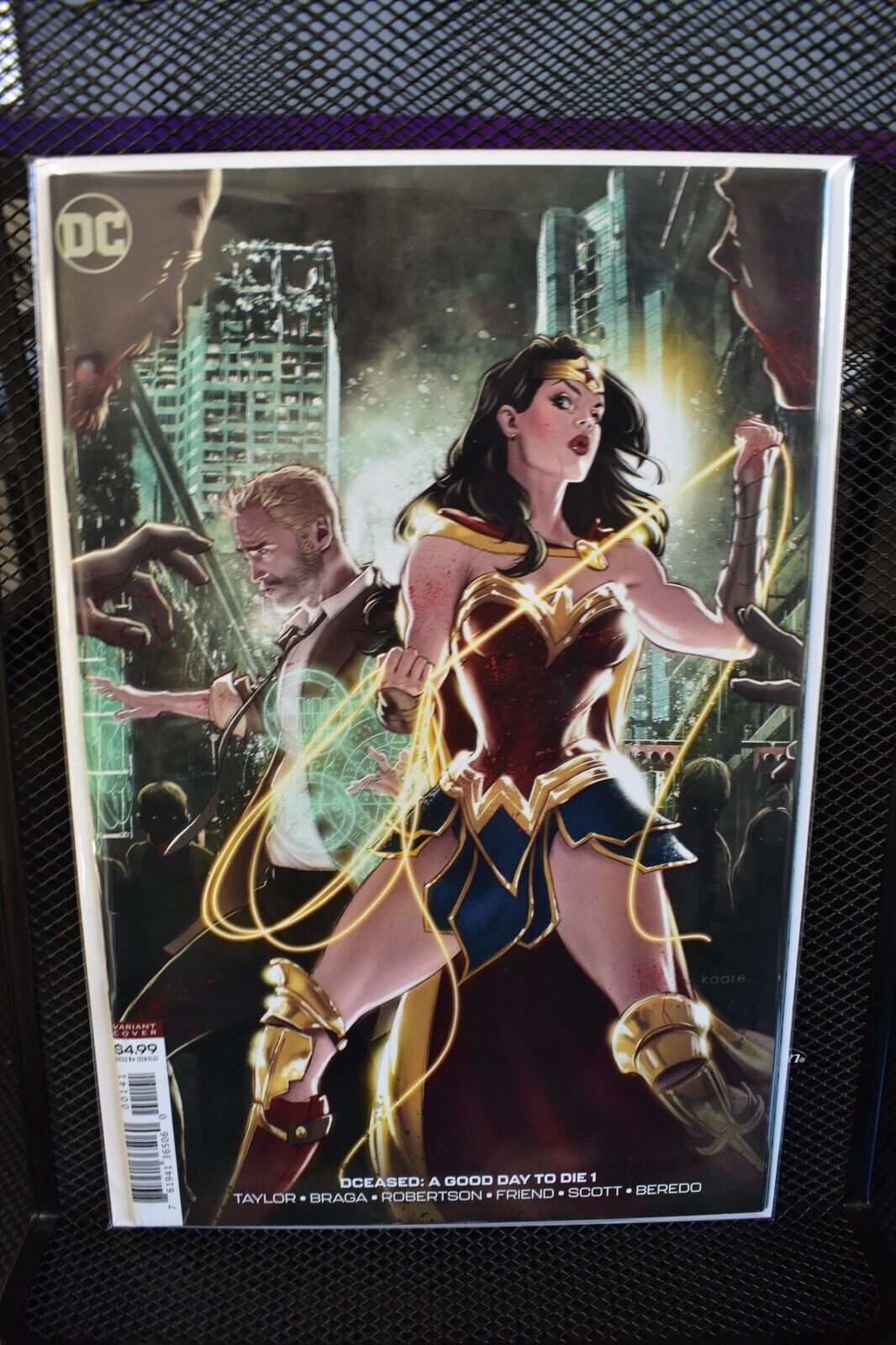 DCeased A Good Day To Die #1 Wonder Woman Kaare Andrews Variant DC 2019 9.0