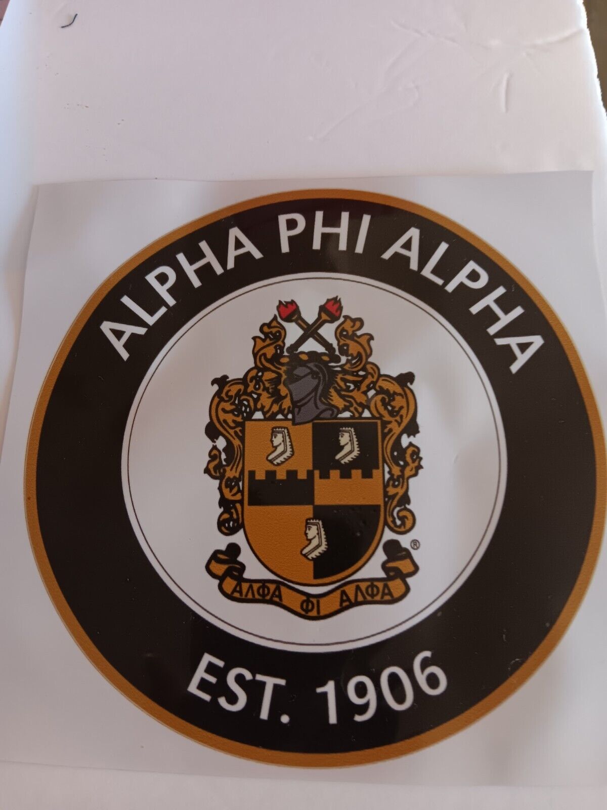 Alpha Phi Alpha Car Sticker