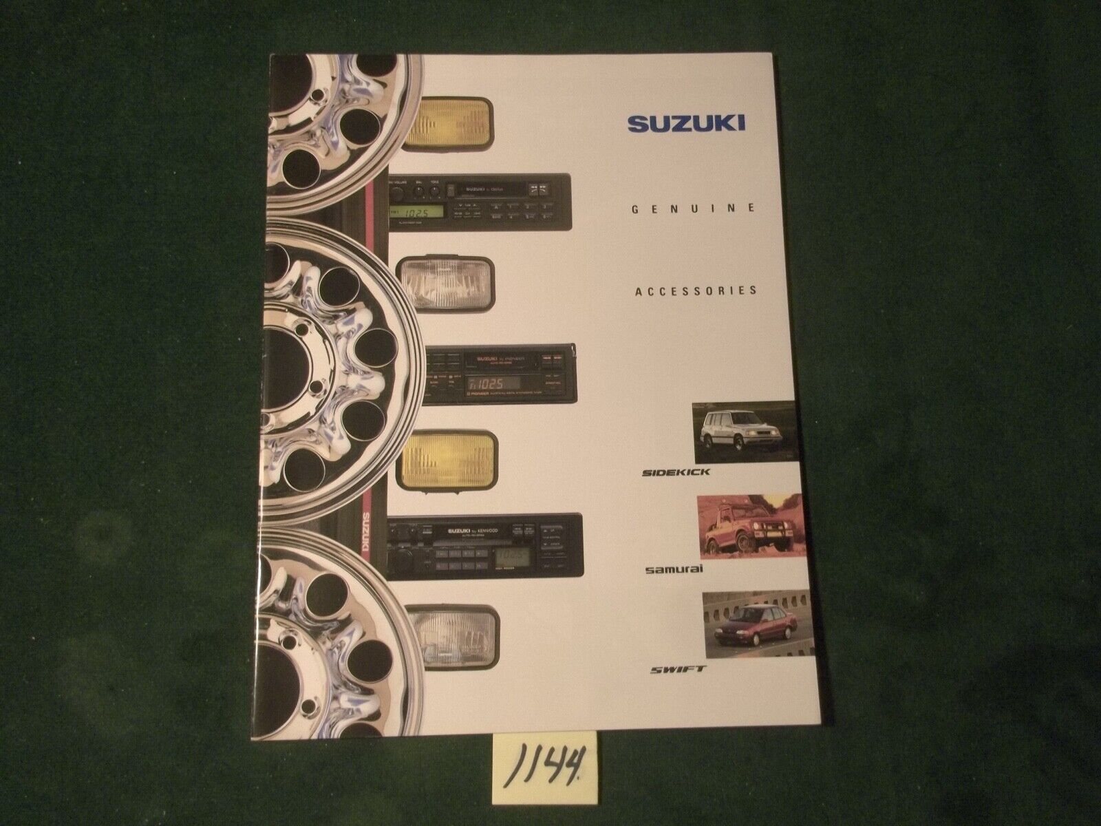 1990-1991 SUZUKI Genuine Accessories Original Dealer Sales Brochure ~  #1144