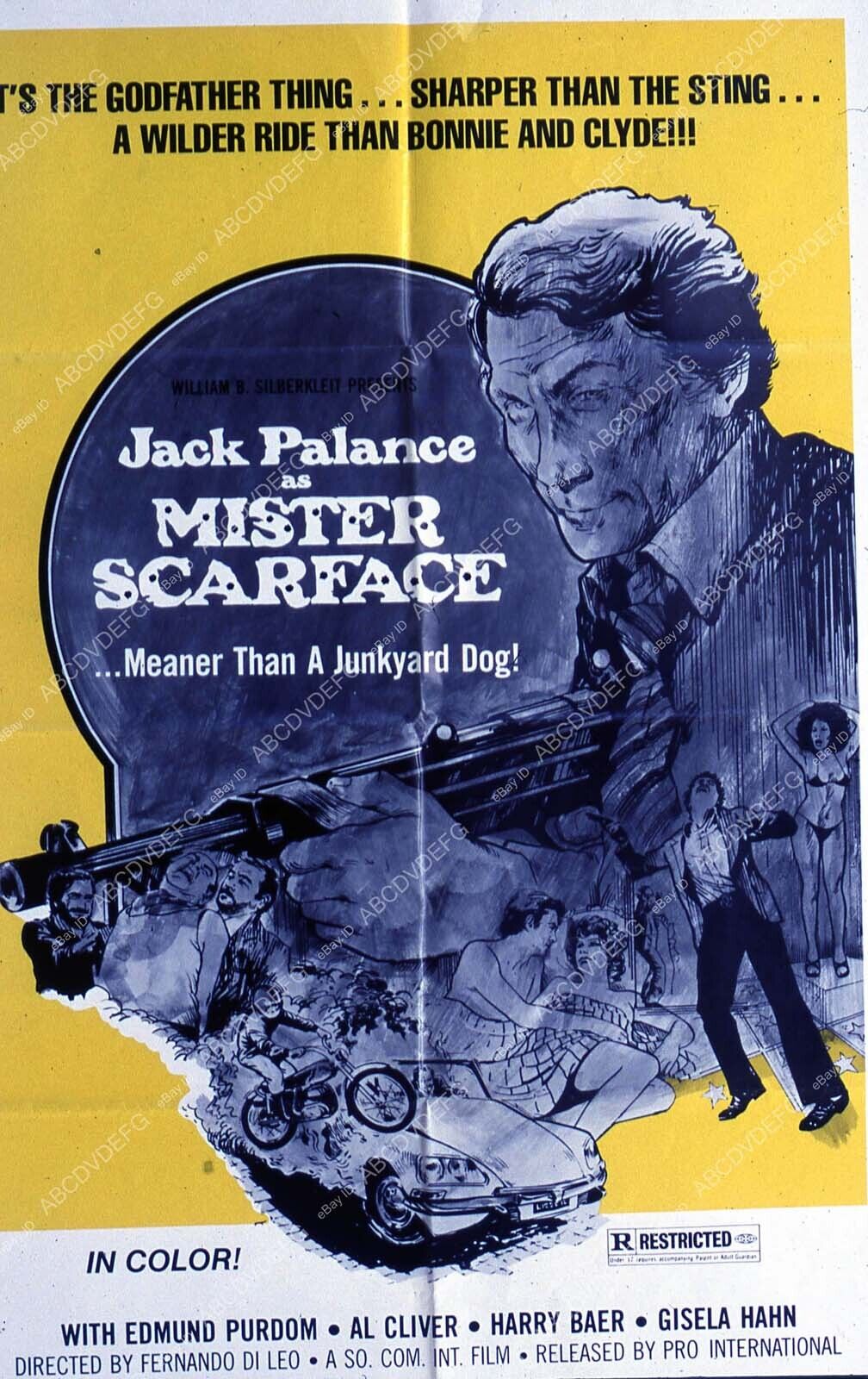 35m-6301 Jack Palance film Mr. Scarface 35m-6301 35m-6301