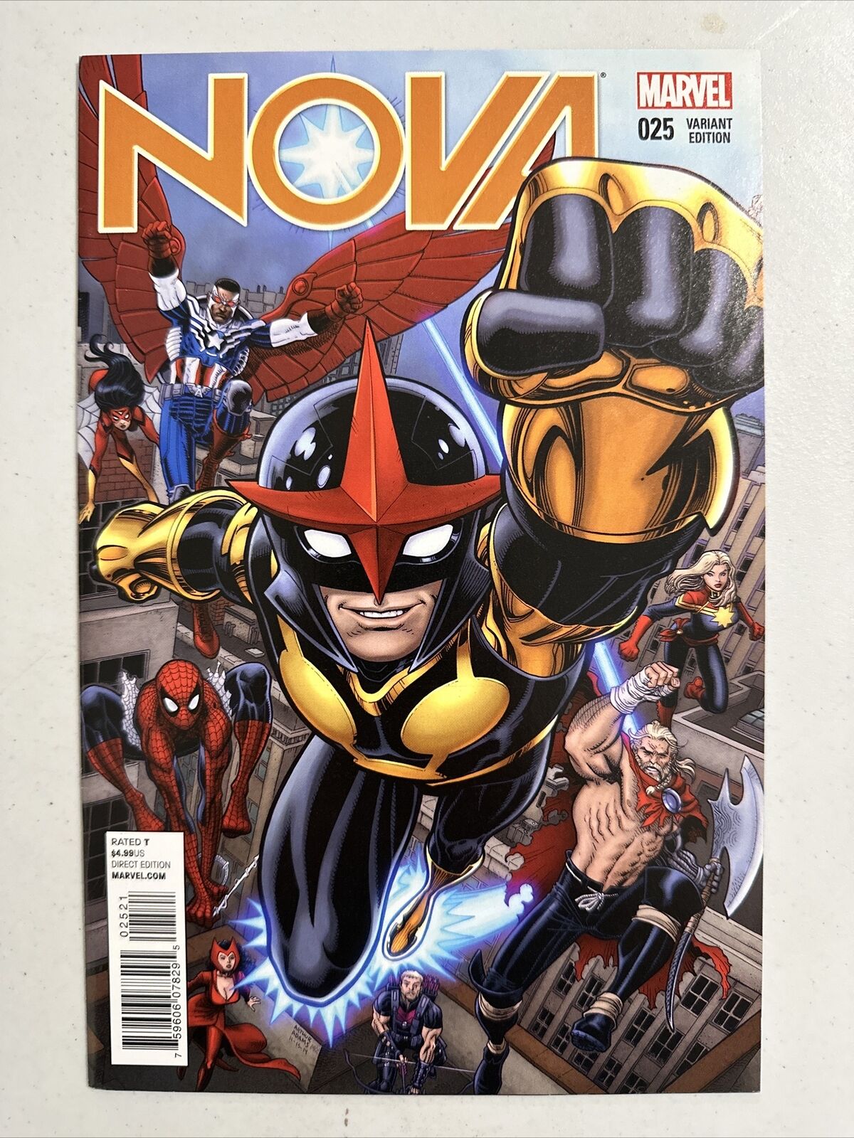 Nova #25 1:25 Arthur Adams Variant Marvel Comics HIGH GRADE COMBINE S&H