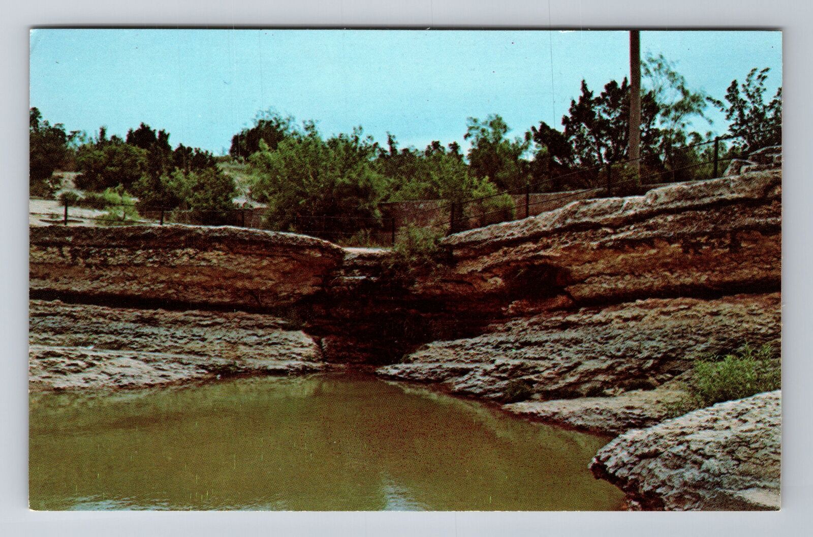 Big Spring TX-Texas, the Big Springs, Antique Vintage Postcard
