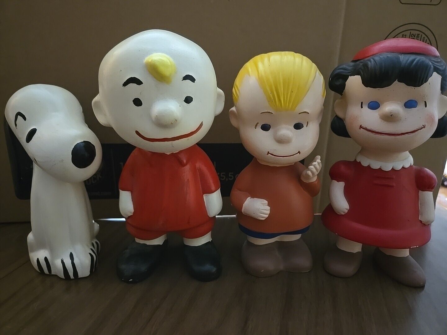 Vintage 1967 Charlie Brown Hand Painted Characters Lot