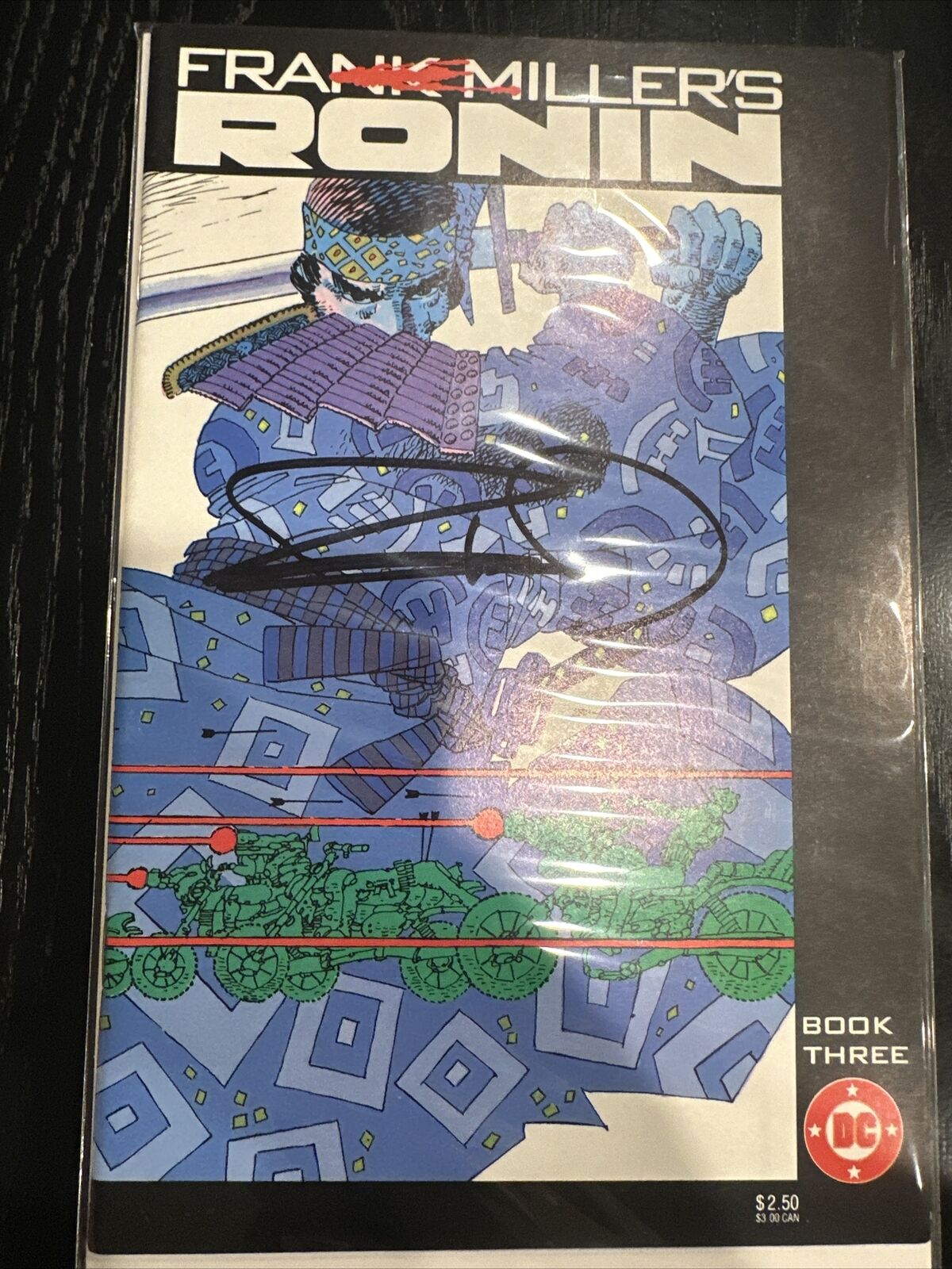Frank Miller's Ronin book #3 DC Comics Signed  with COA