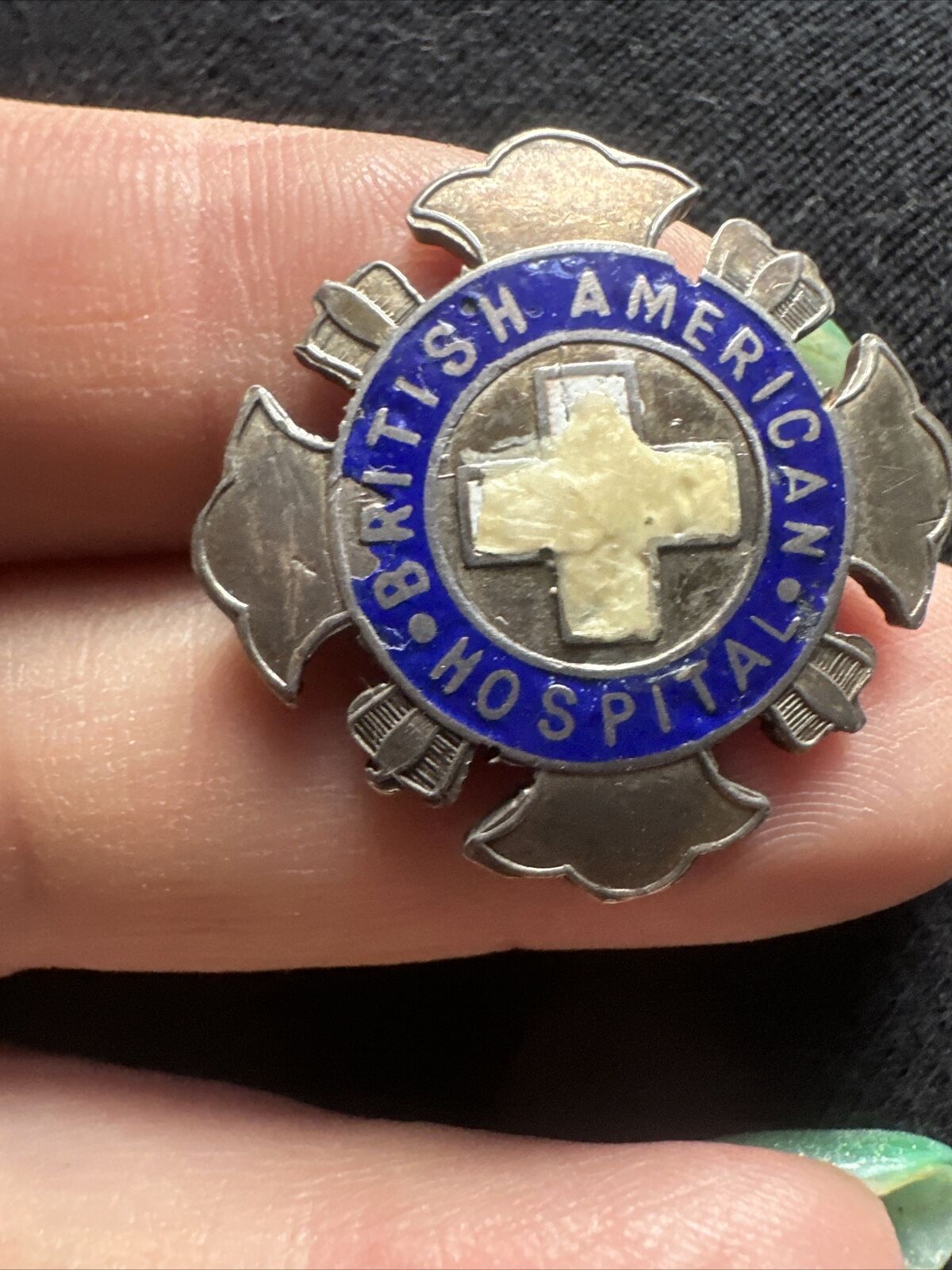 British American Hospital Nurses Lapel Pin