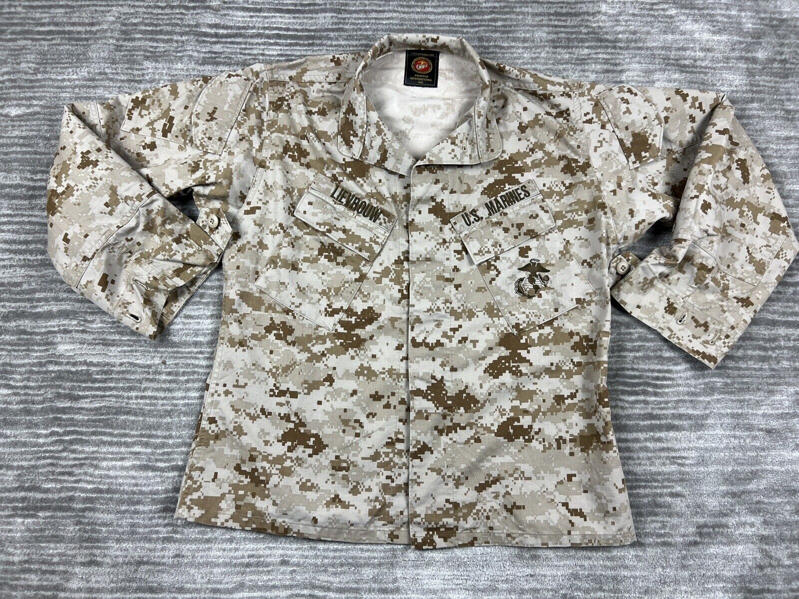 Propper Desert Digital Marine Corps USMC Shirt Jacket Medium Short