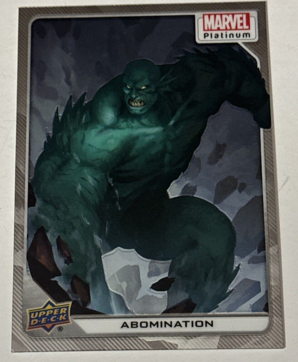 ABOMINATION 2023 Upper Deck Marvel Platinum #81 Base Card
