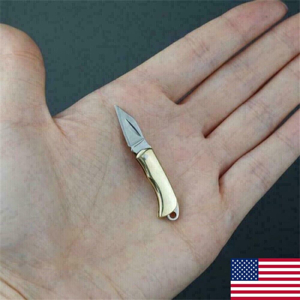 Portable Outdoor Survival Pocket Knife Mini Key Chain Camping