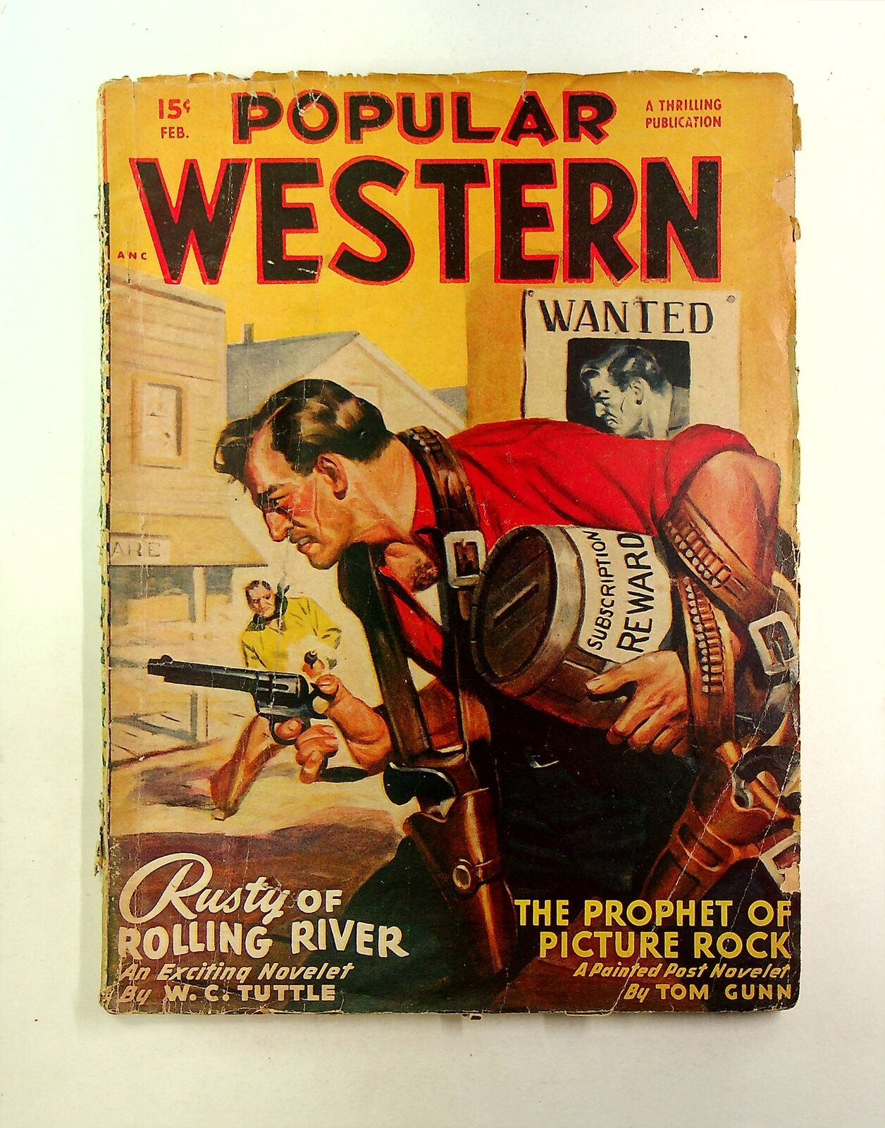 Popular Western Pulp Feb 1949 Vol. 36 #1 GD- 1.8