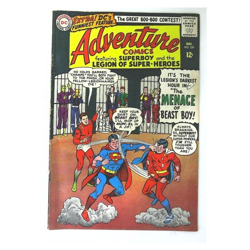 Adventure Comics (1938 series) #339 in Fine minus condition. DC comics [r]