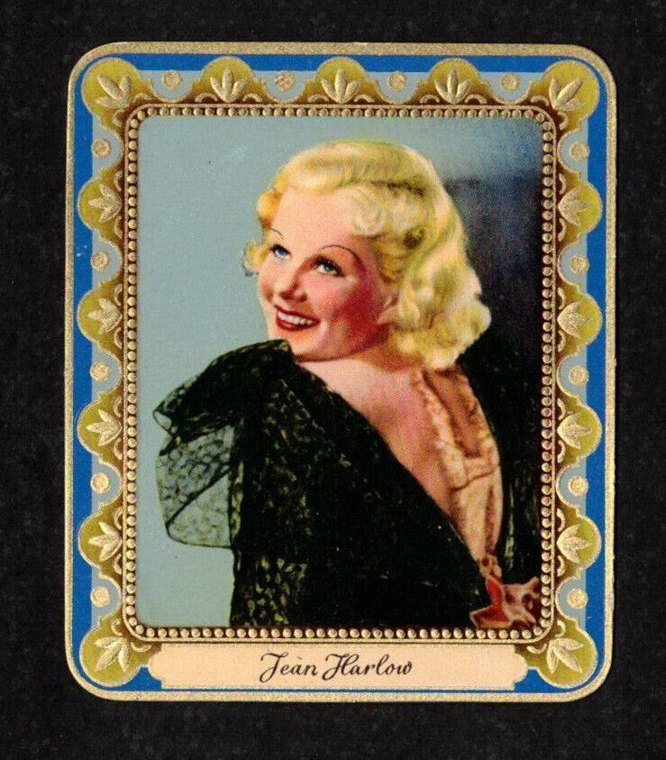 JEAN HARLOW CARD VINTAGE 1930s EDITION ROSS GARBATY PHOTO