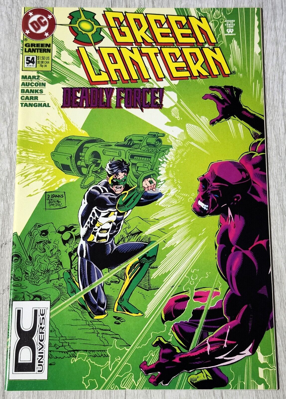 GREEN LANTERN #54 - DC Universe LOGO VARIANT - VF/NM
