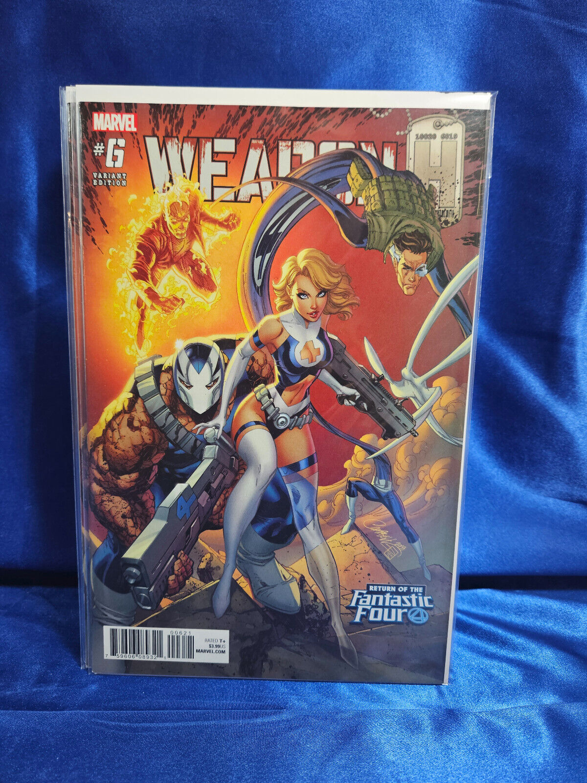 Weapon H #6 J Scott Campbell Return of The Fantastic Four Variant VF/NM 9.0