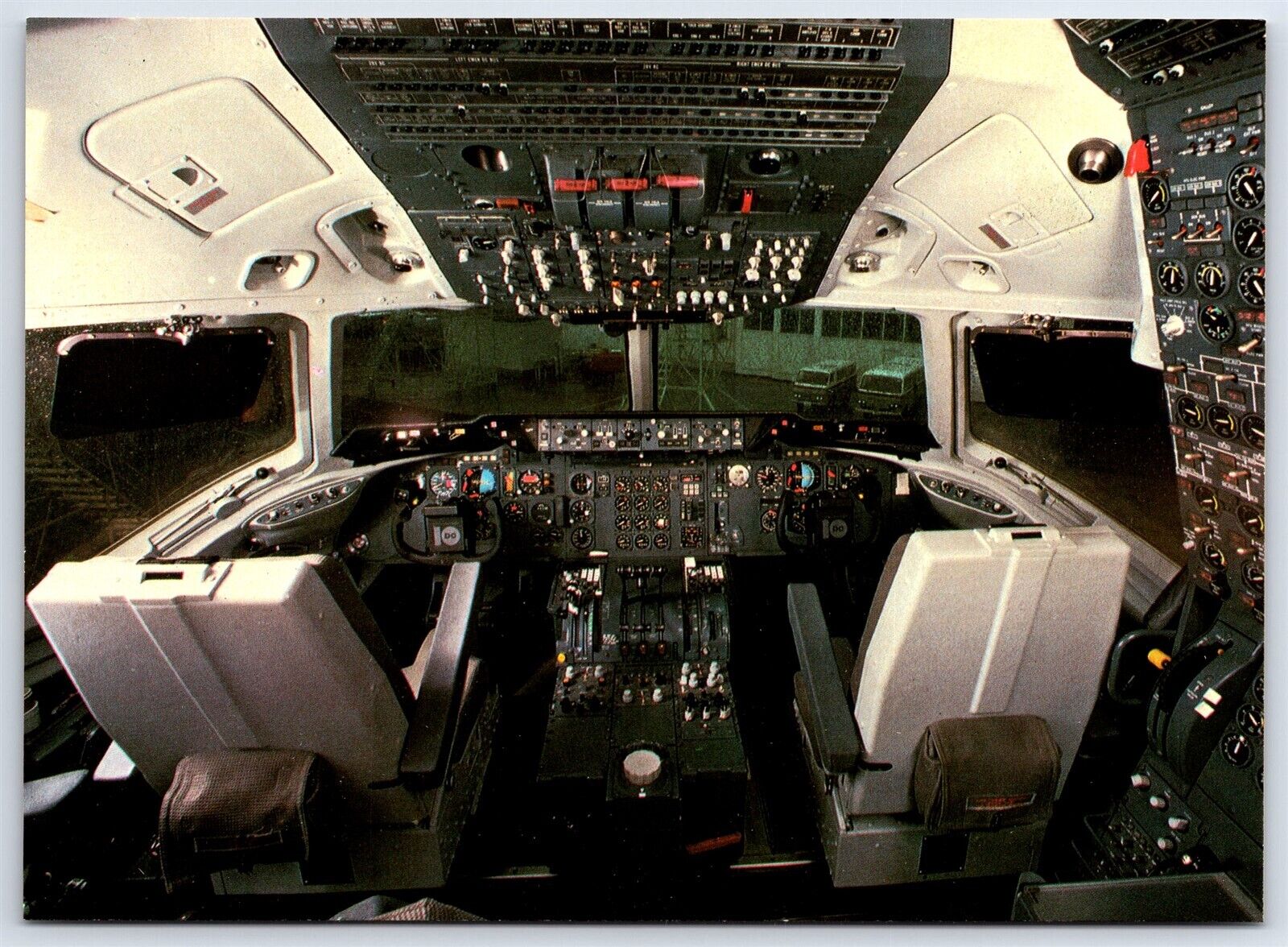 Airplane Postcard JAL Japan Airlines Cockpit Flight Deck Controls DC-10 FC5