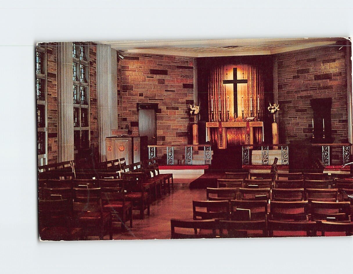 Postcard St. John\'s Chapel Augustana Hospital Chicago Illinois USA