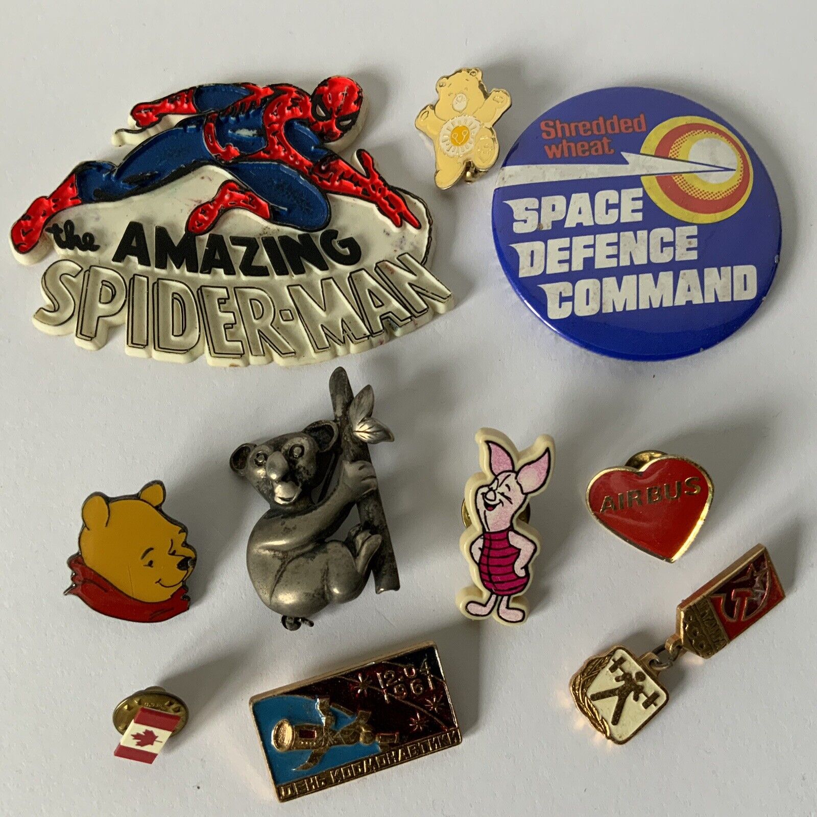 Vintage 1980’s 1990’s Assorted Pin Badges Collection Job Lot