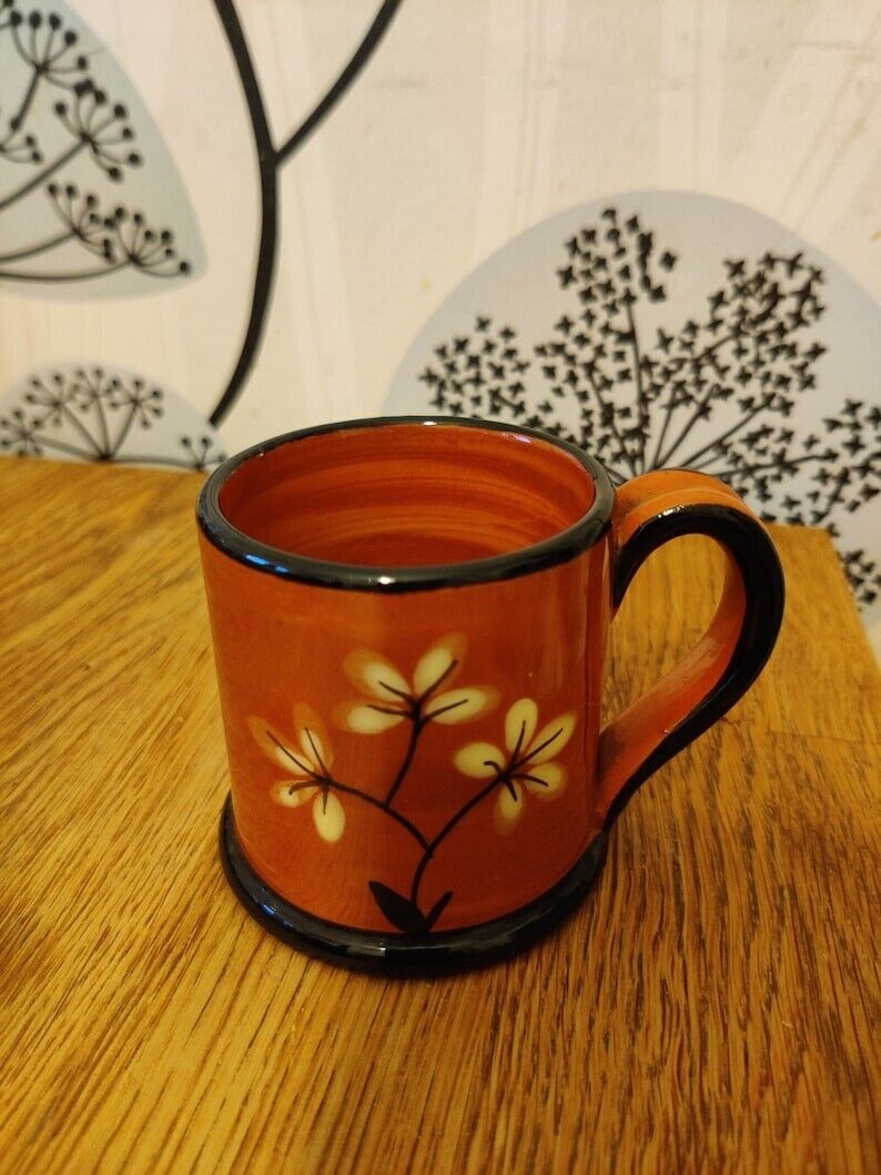 Vintage Bo Fajans Gefle Ceramic Mug