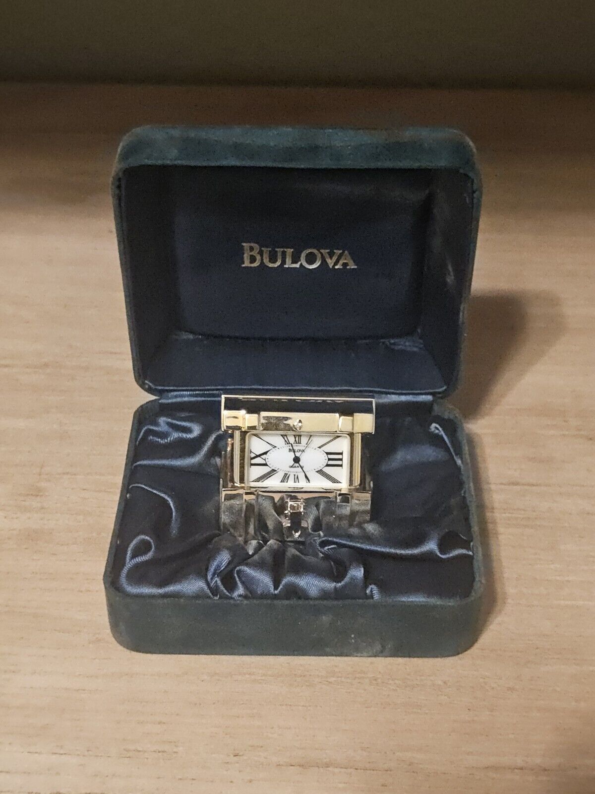 Bulova Treasure Chest Travel Clock