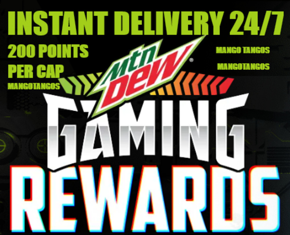 Mountain Dew Gaming 200 Points Instant Delivery 24/7
