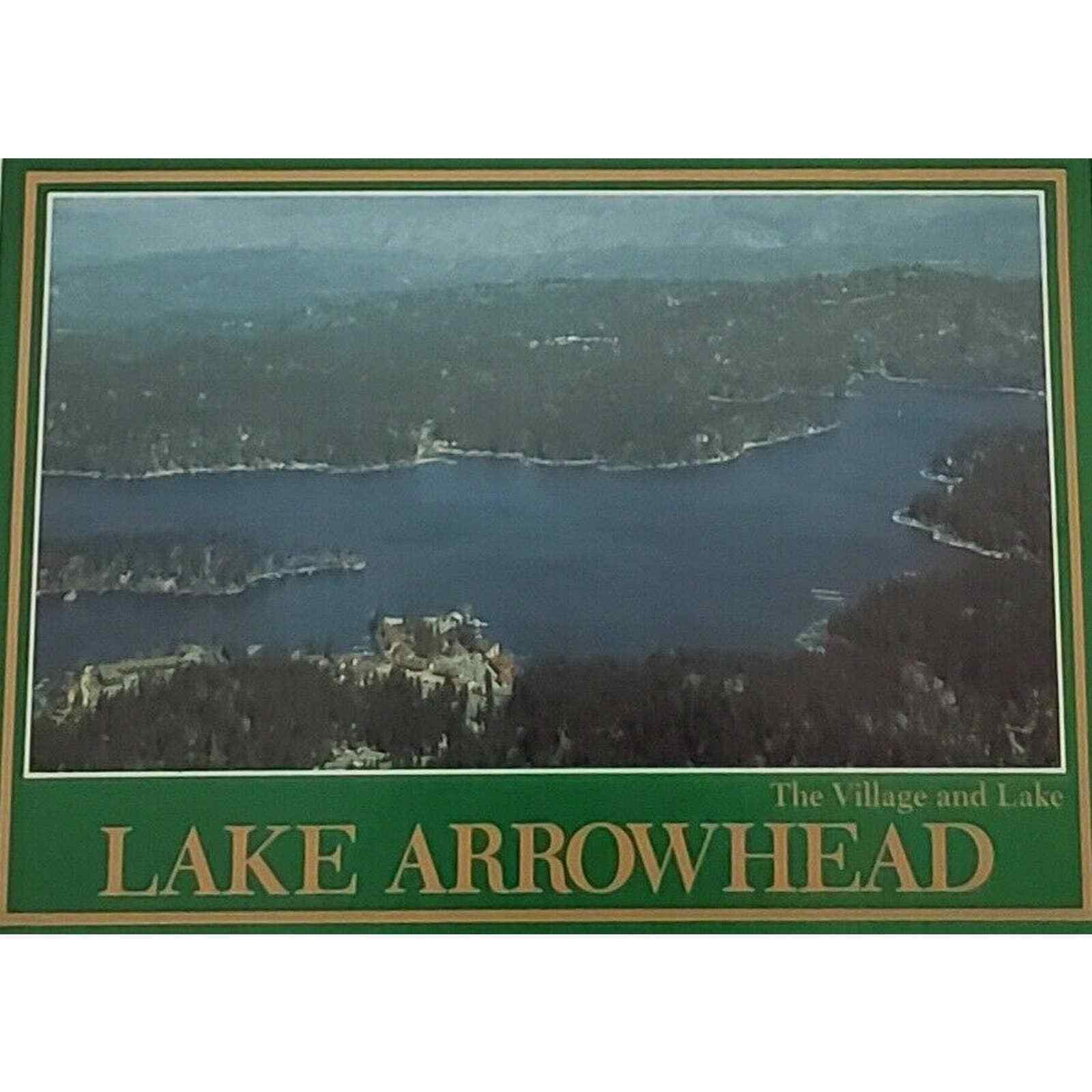 Lake Arrowhead Village Lake San Bernardino Mountains Southern CA Postcard