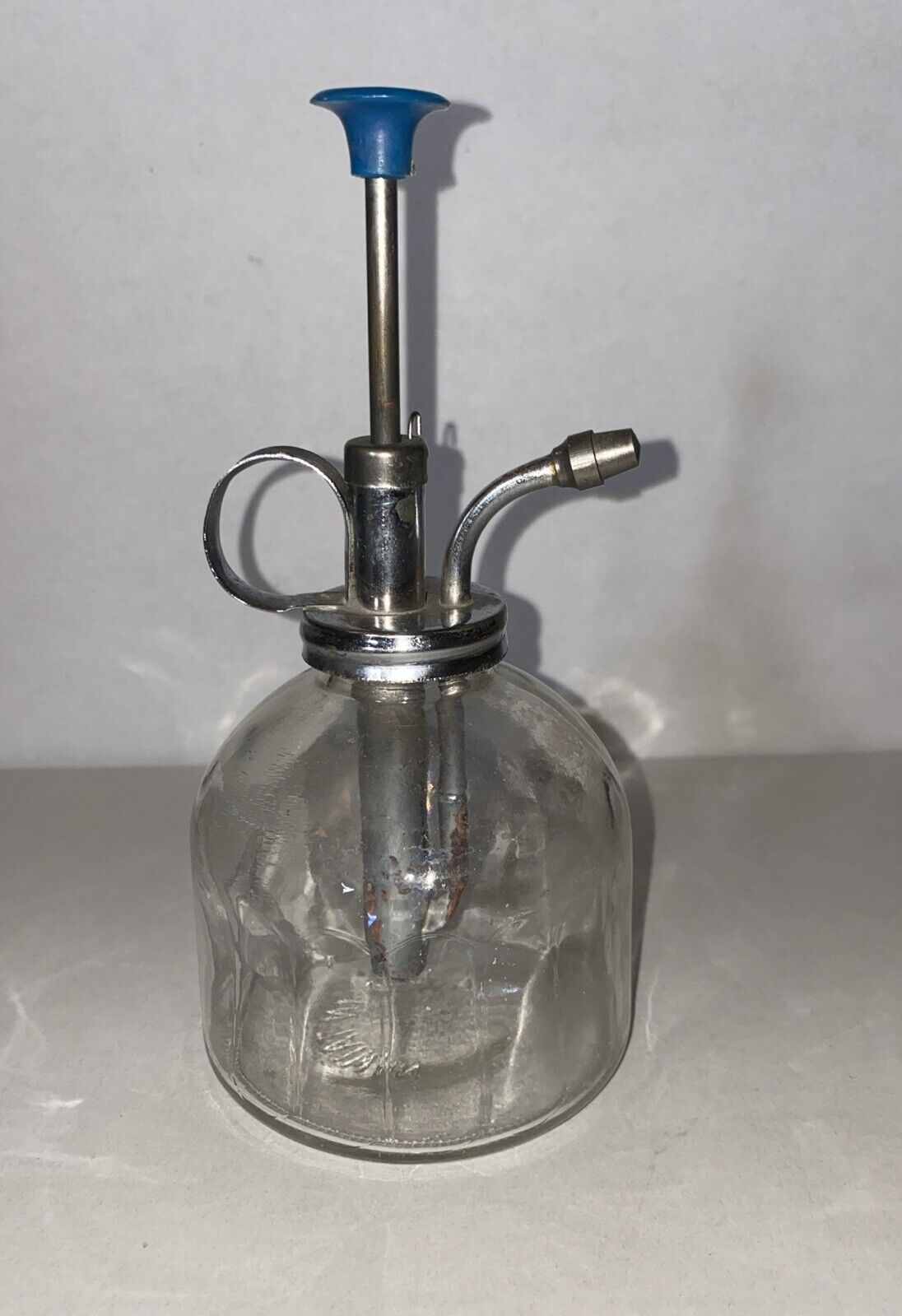 Vintage Clear Glass Fragrance Perfume Water Plant Mister With Spritzer 6\