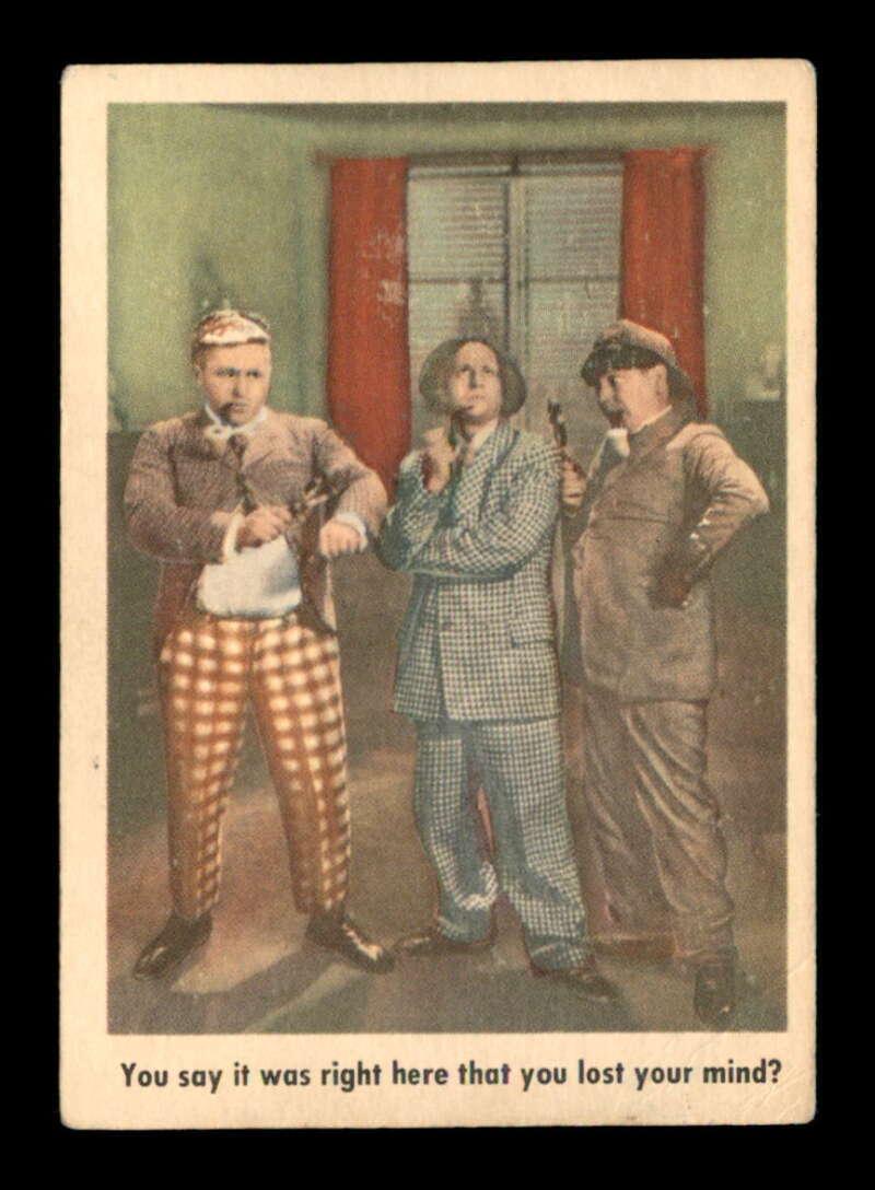 1959 Fleer Three Stooges #80 It Was Right Here That   VG X3103666