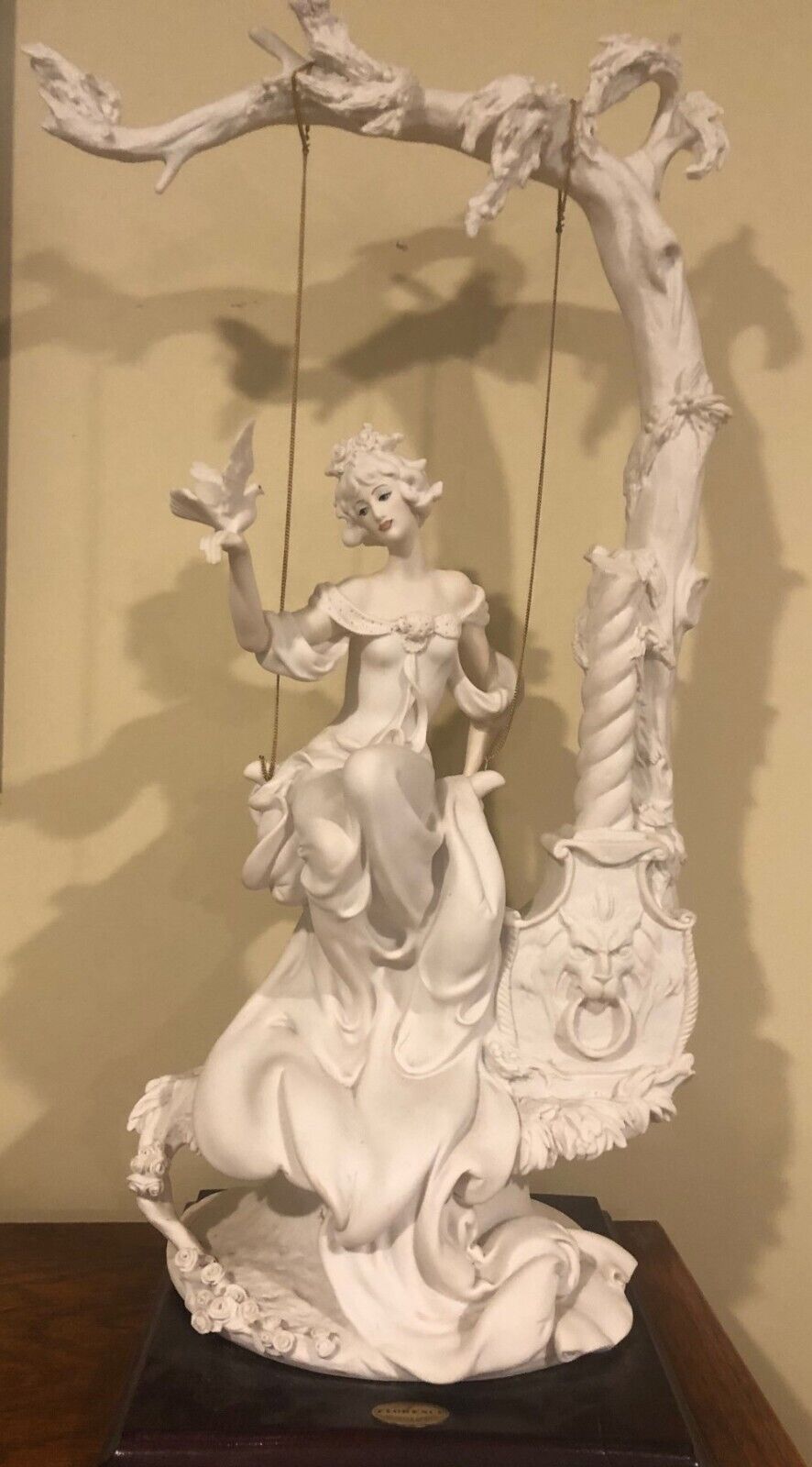 Giusepe Armani figurine Lady on Swing Capodimonte