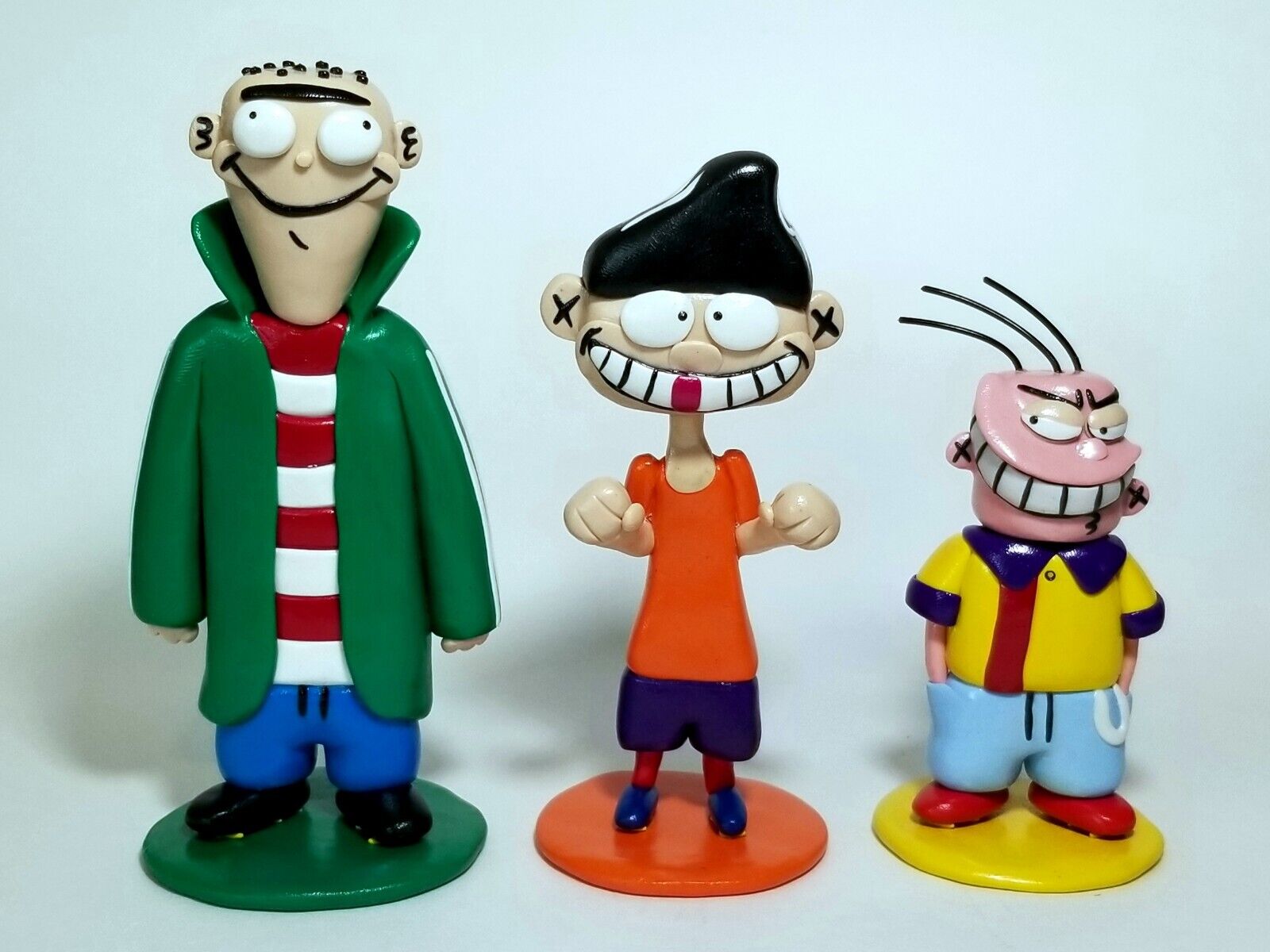 Ed Edd n Eddy Custom Handmade Polymer Figures