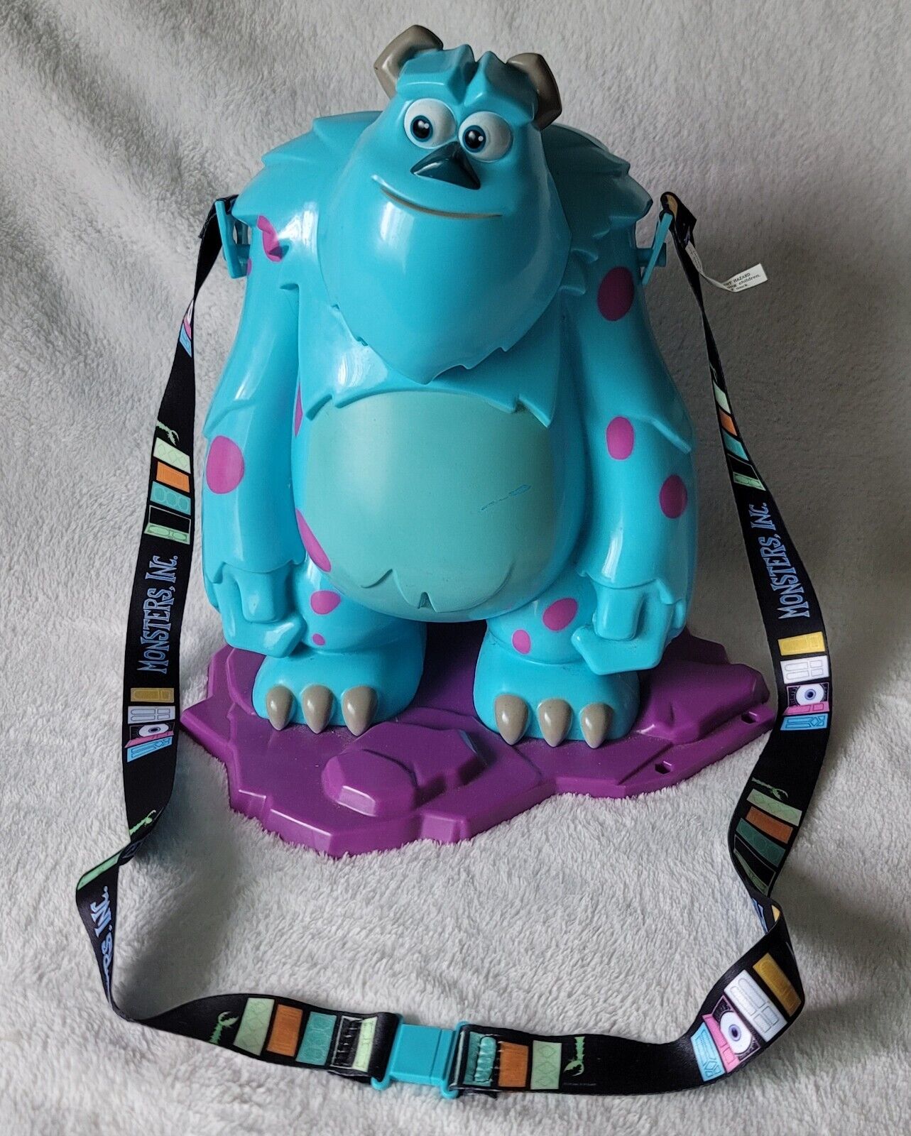 Disney Parks Exclusive Pixar Fest 2018 Monsters Inc. Sully Popcorn Bucket Strap