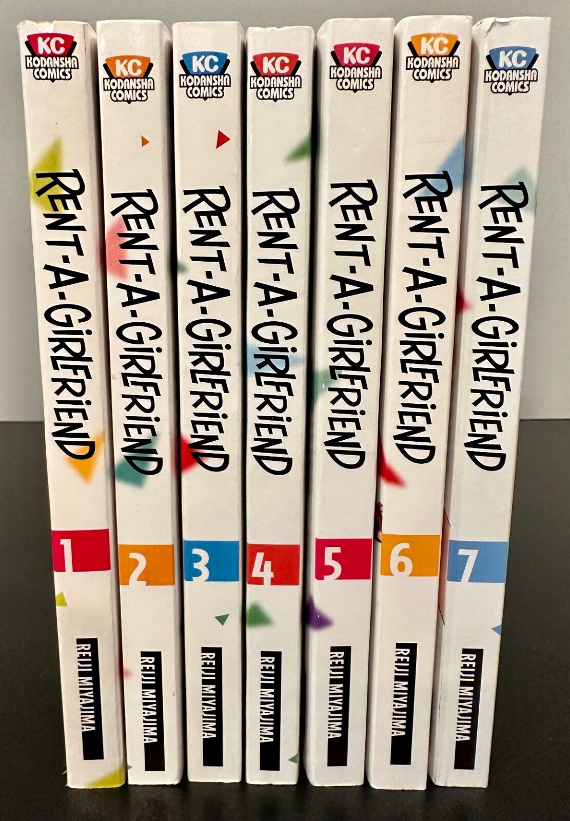 Rent-A-Girlfriend Volumes 1-7 by Reiji Miyajima (Kodansha Comics, Manga)